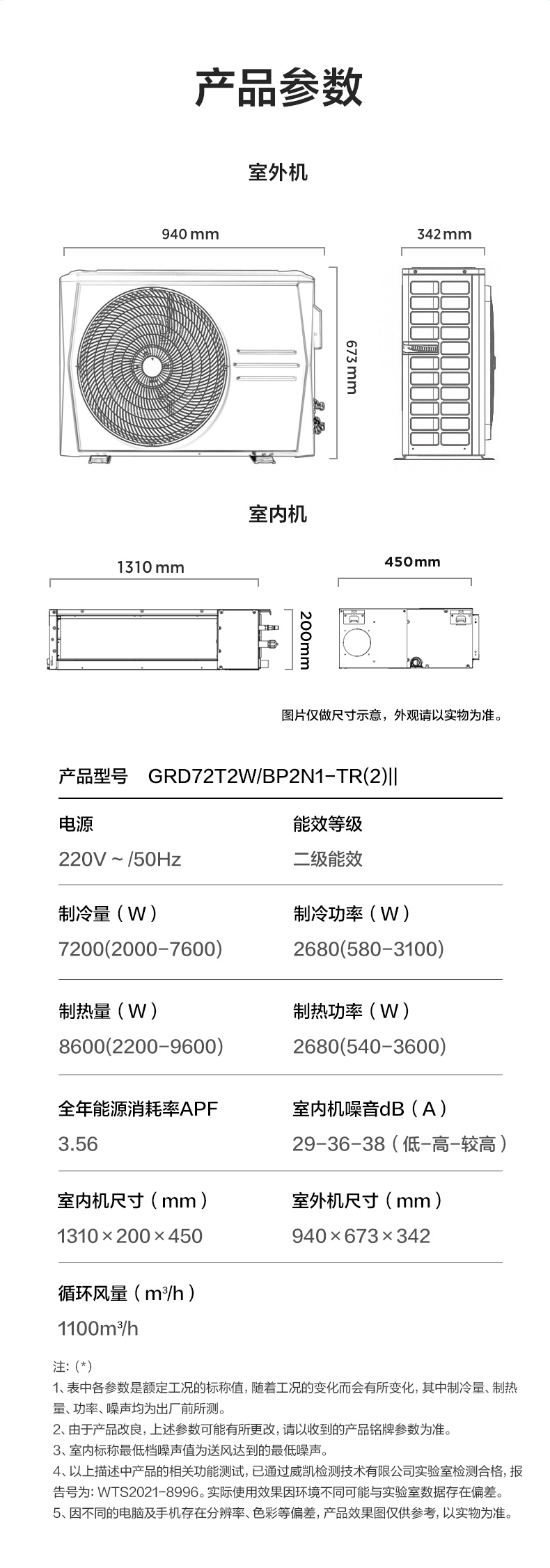 美的中央空調風管機3匹11